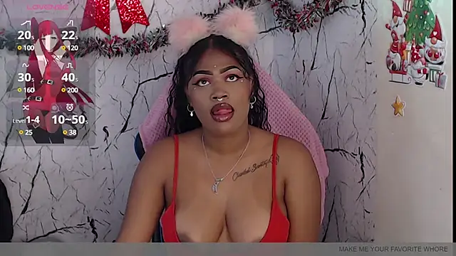 Snapshot of ebonyciaraqueen chatting on 12.13.24 ebonyciaraqueen online show from 12.13.24