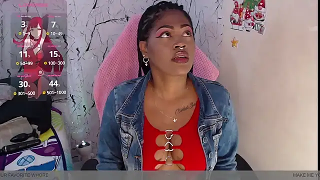Snapshot of ebonyciaraqueen chatting on 01.12.25 ebonyciaraqueen online show from 01.12.25