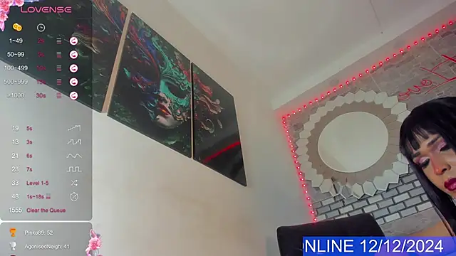 Snapshot of Naughty_Lizeth chatting on 12.13.24 Naughty Lizeth online show from 12.13.24