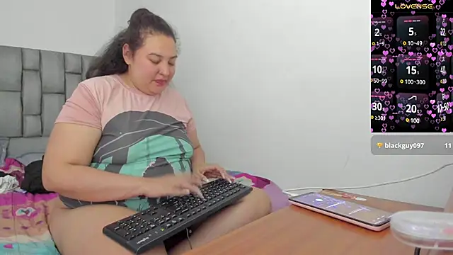 cutiepeach online show from 12.13.24