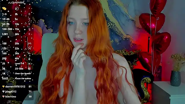 Snapshot of MagicLilu chatting on 02.17.25 MagicLilu online show from 02.17.25