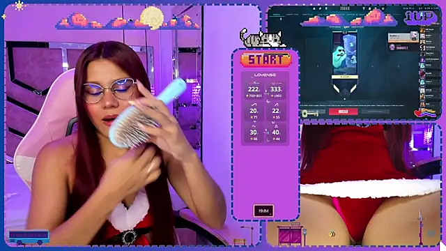 Snapshot of Sara-Hill chatting on 12.10.24 Sara-Hill online show from 12.10.24