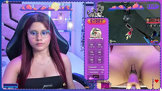 Snapshot of Sara-Hill chatting on 12.31.24 Sara-Hill online show from 12.31.24