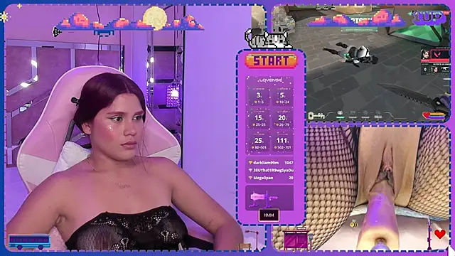 Snapshot of Sara-Hill chatting on 01.20.25 Sara-Hill online show from 01.20.25