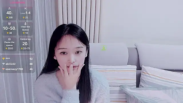Snapshot of CN-Babycat chatting on 02.23.25 CN-Babycat online show from 02.23.25
