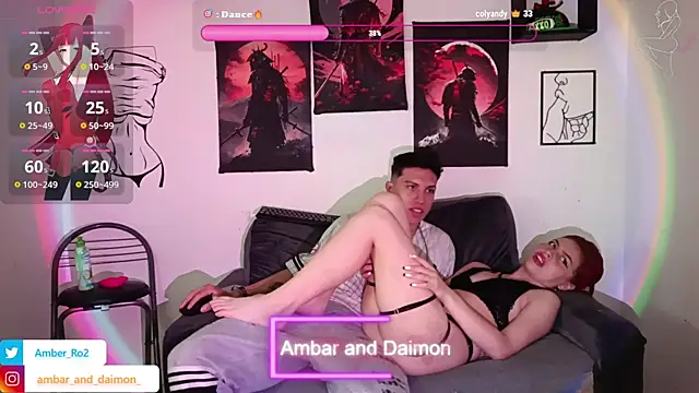 Ambar and daimon  online show from 09.19.25