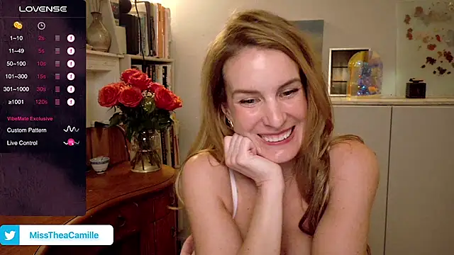 Snapshot of MissTheaCamille chatting on 03.16.25 MissTheaCamille online show from 03.16.25