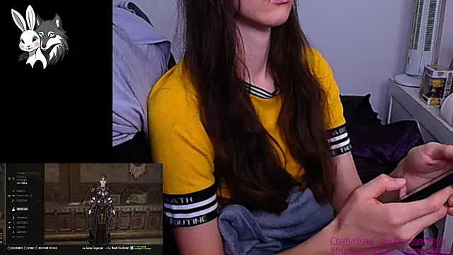 Snapshot of BadBunnyXWolfyLive chatting on 09.09.25 BadBunnyXWolfyLive online show from 09.09.25