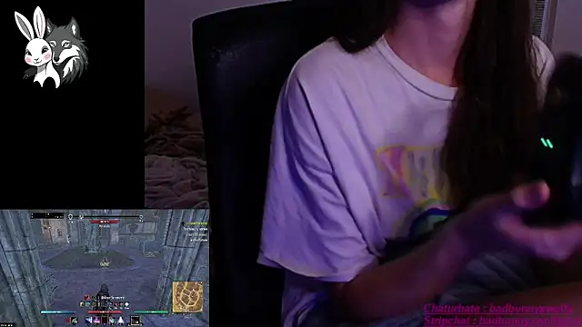 Snapshot of BadBunnyXWolfyLive chatting on 09.14.25 BadBunnyXWolfyLive online show from 09.14.25