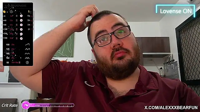 Snapshot of alexxxbear chatting on 03.16.25 alexxxbear online show from 03.16.25