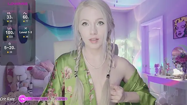 Snapshot of Talulaa chatting on 01.17.25 Talulaa online show from 01.17.25