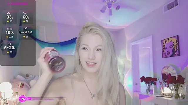 Snapshot of Talulaa chatting on 01.30.25 Talulaa online show from 01.30.25