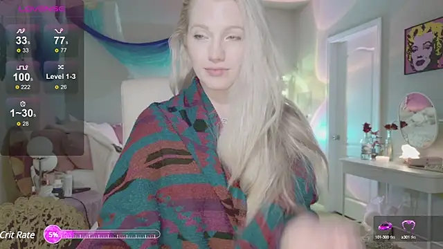 Snapshot of Talulaa chatting on 02.04.25 Talulaa online show from 02.04.25