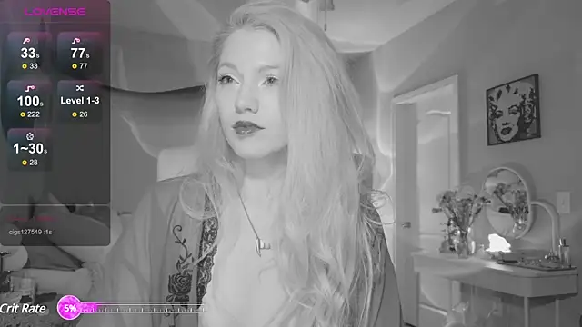 Snapshot of Talulaa chatting on 02.08.25 Talulaa online show from 02.08.25