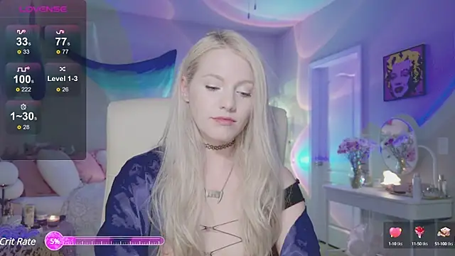 Snapshot of Talulaa chatting on 02.10.25 Talulaa online show from 02.10.25