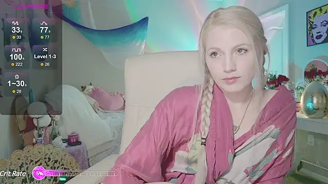 Snapshot of Talulaa chatting on 03.01.25 Talulaa online show from 03.01.25