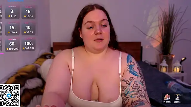 Snapshot of SummerTina chatting on 12.24.24 SummerTina online show from 12.24.24