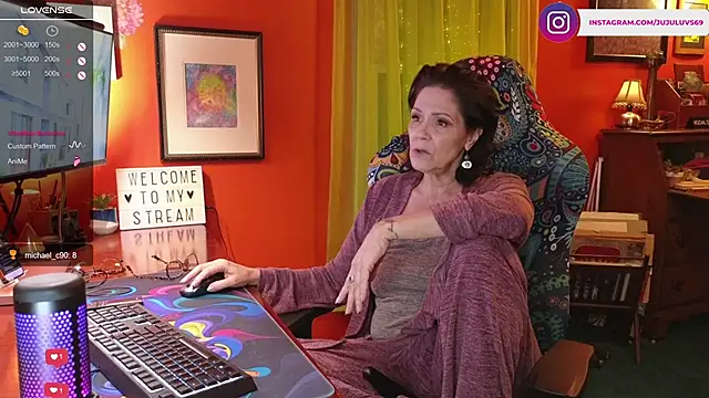 Snapshot of Good-Juju chatting on 12.15.24 Good-Juju online show from 12.15.24