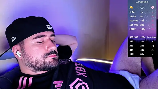 Snapshot of DominantTheo chatting on 02.16.25 DominantTheo online show from 02.16.25